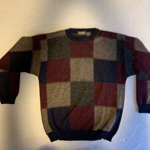 Haggar Colorblock Sweater Size M